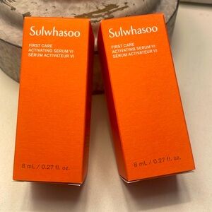 2 x Sulwhasoo First Care Activating Serum 8ml each